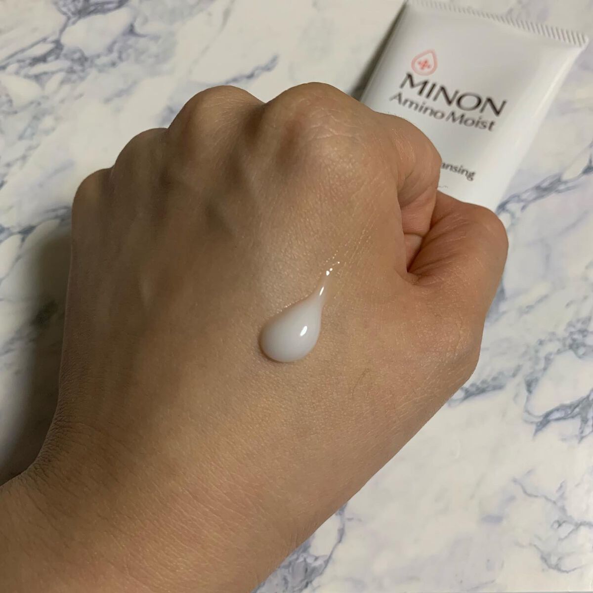 ミノン アミノモイスト モイストミルキィ クレンジング 100ｇ/ミノン/クレンジングクリームを使ったクチコミ（3枚目）