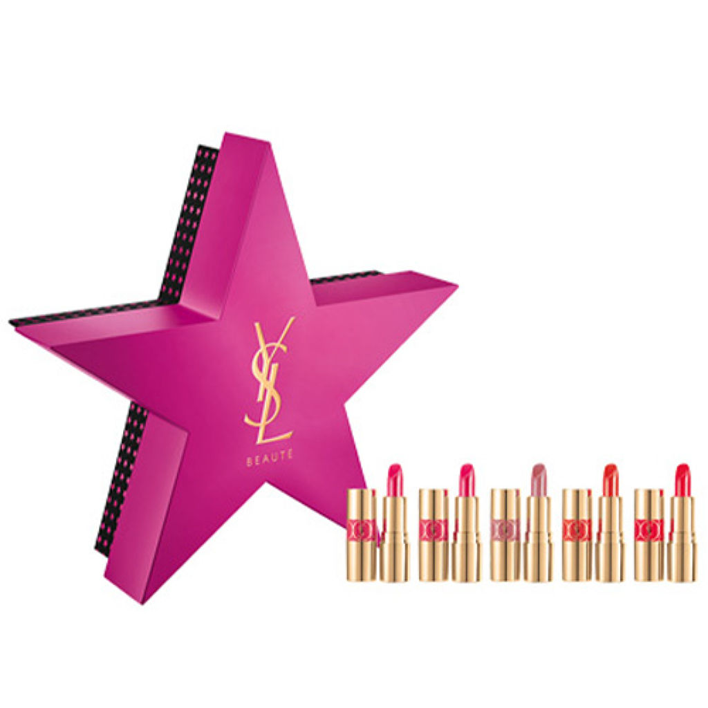 YVES SAINT LAURENT BEAUTE ノエルミニ ルージュ ヴォリュプテ シャインセット