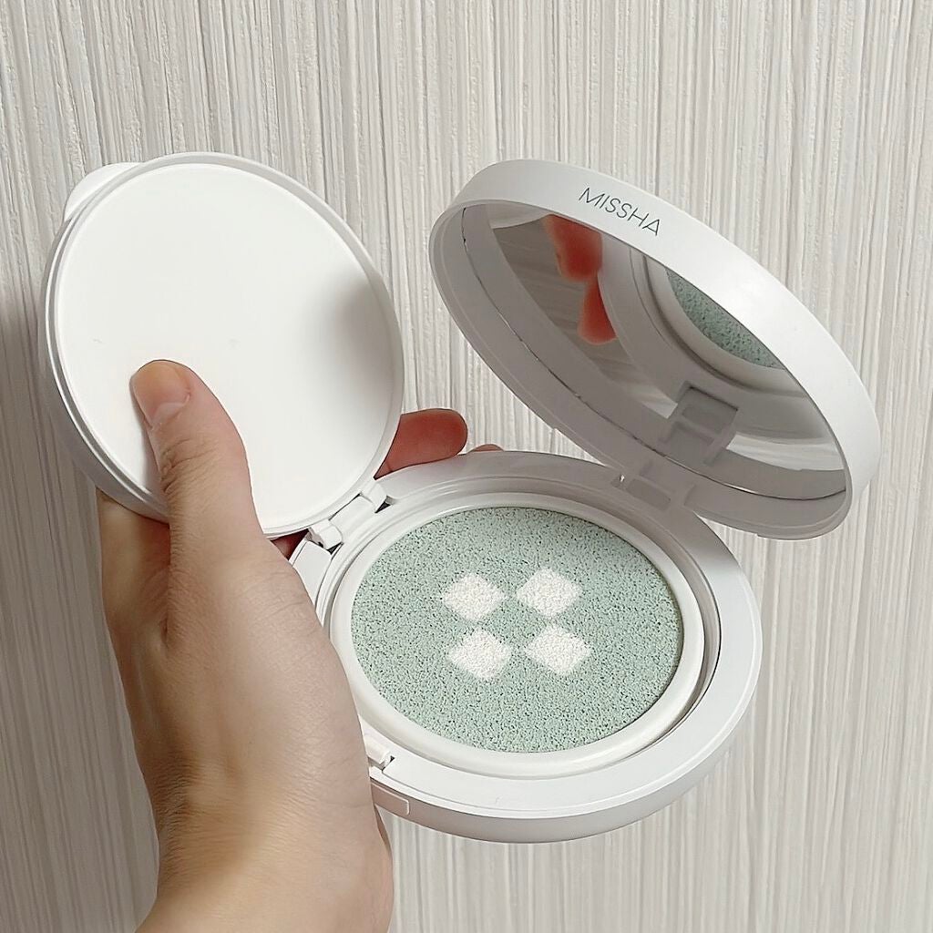 シカディン レスキュー アトビッグクッション SPF50+/PA++++ /MISSHA/日焼け止め・UVケアを使ったクチコミ(2枚目)