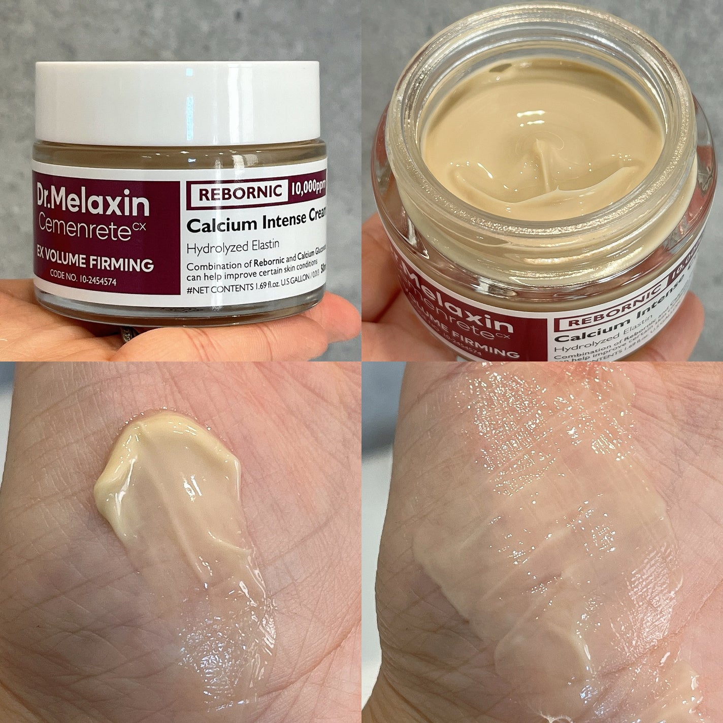 Cemenrete Calcium Intense Cream/Dr.Melaxin/フェイスクリームを使ったクチコミ(3枚目)