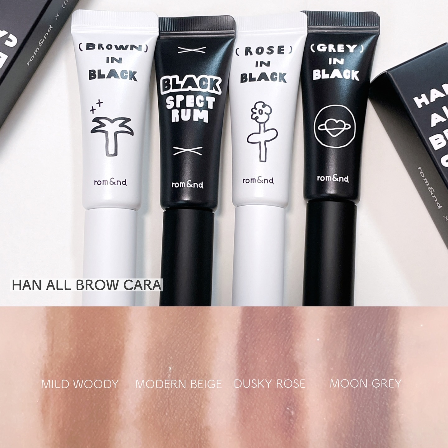 ブラックスペクトラムエディション（rom&nd×INAPSQUARE）/rom&nd/メイクアップキットを使ったクチコミ（3枚目）