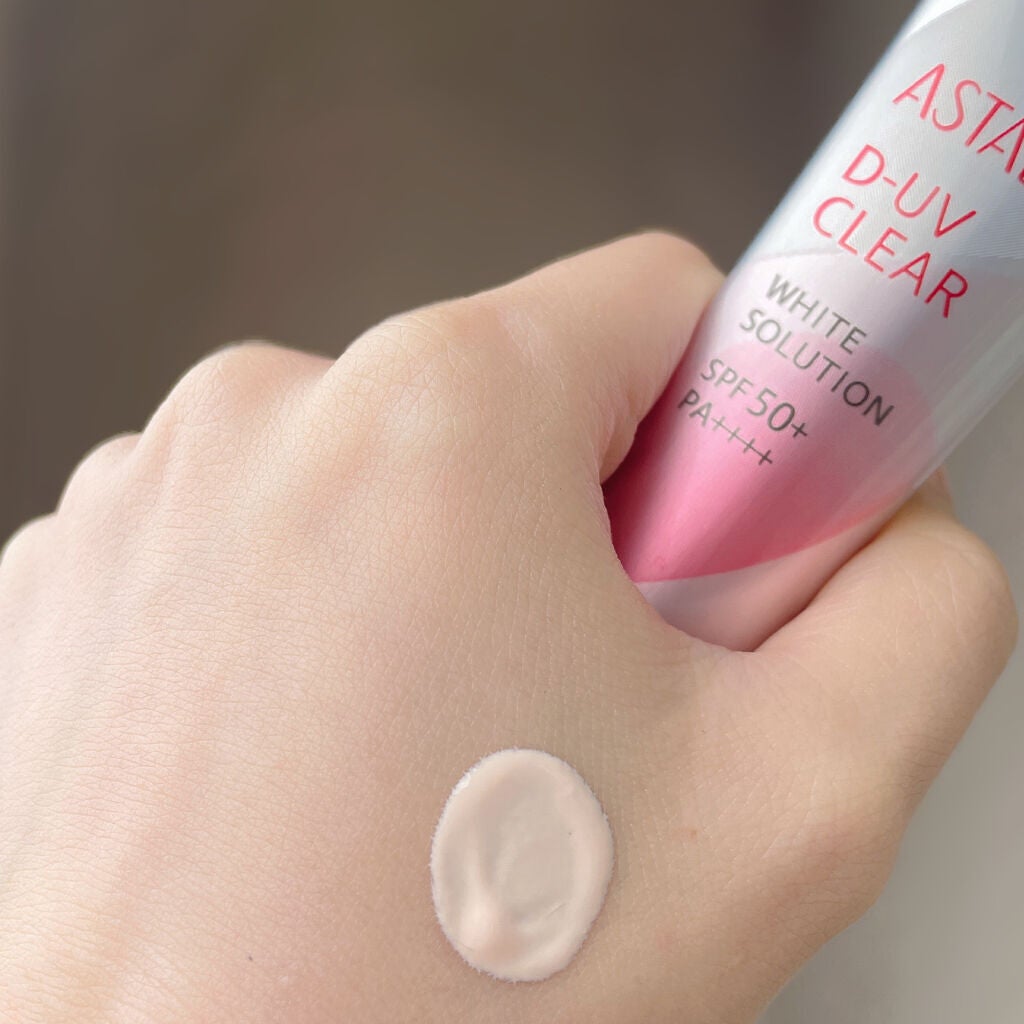 D-UVクリア ホワイトソリューション/アスタリフト/日焼け止めクリームを使ったクチコミ(2枚目)