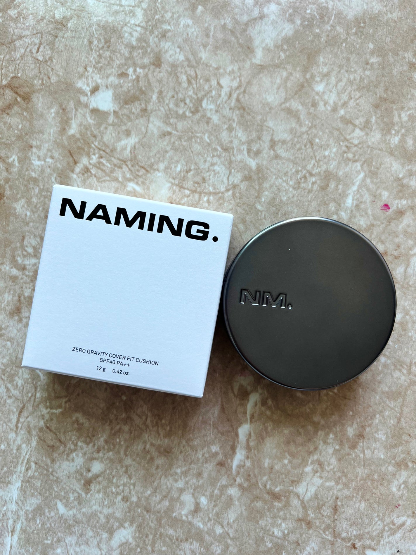 ネーミング ゼログラビティ カバーフィットクッション/NAMING./クッションファンデーションを使ったクチコミ(1枚目)