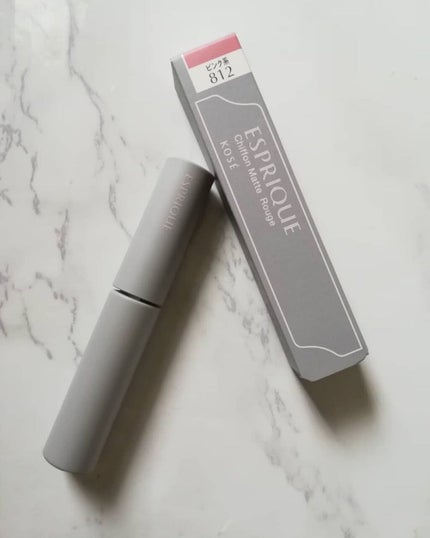 シフォンマット ルージュ/ESPRIQUE/口紅を使ったクチコミ(1枚目)