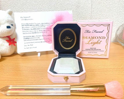 ダイヤモンドライト ハイライター ブラシ/Too Faced/メイクブラシを使ったクチコミ(1枚目)