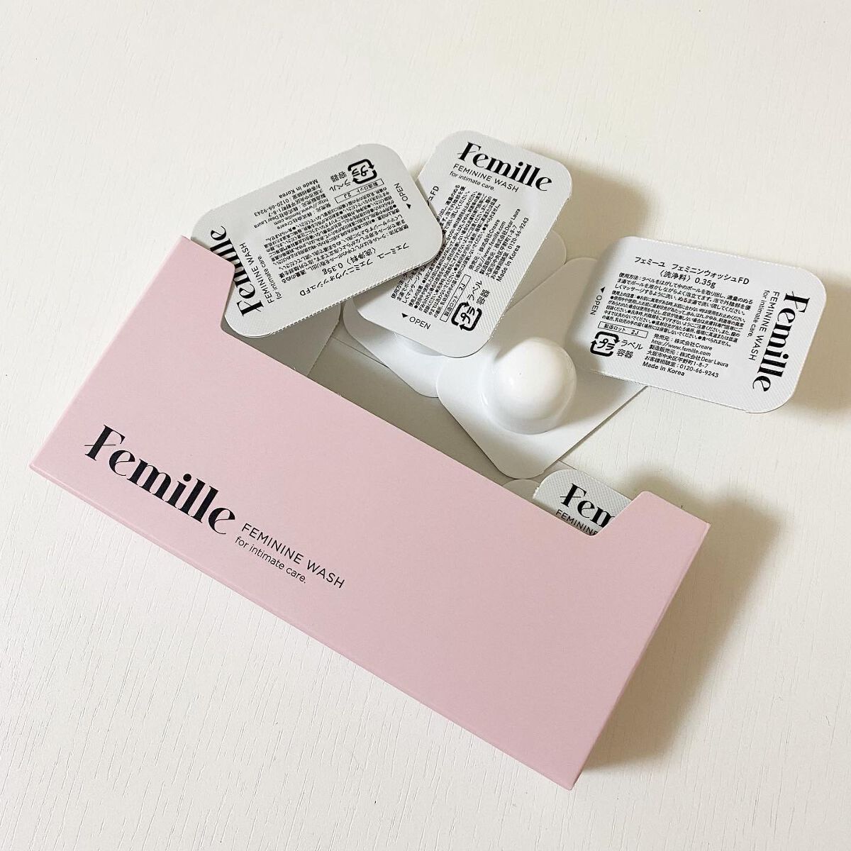 フェミニンウォッシュFD 8 packs/Femille/デリケートゾーンケアを使ったクチコミ（2枚目）