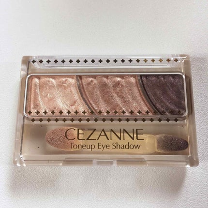 トーンアップアイシャドウ/CEZANNE/アイシャドウパレットを使ったクチコミ(1枚目)