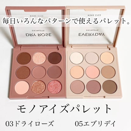 モノアイズ パレット/ARITAUM/アイシャドウパレットを使ったクチコミ(2枚目)