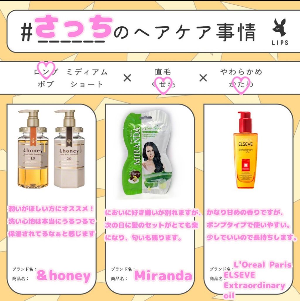 モイスチャーヘアマスク/MIRANDA/ヘアマスク・ヘアパックを使ったクチコミ（1枚目）