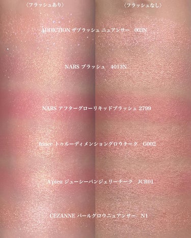 NARS ブラッシュのクチコミ「.
イエベ春さんにおすすめの多幸感チーク6選🤍
イエベ春のどのタイプも使いやすい多幸感チー.....」（2枚目）