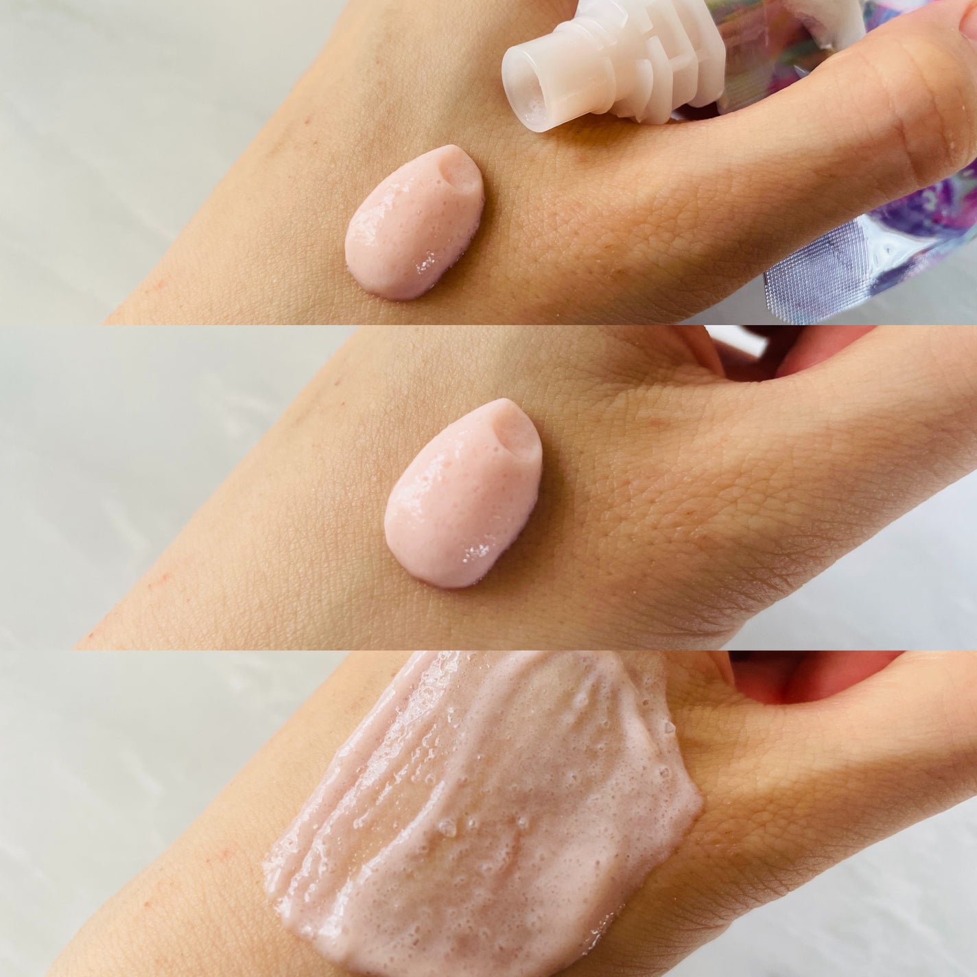 ピンクティーツリーライスシカウォッシュオフパック/APLIN/洗い流すパック・マスクを使ったクチコミ(2枚目)