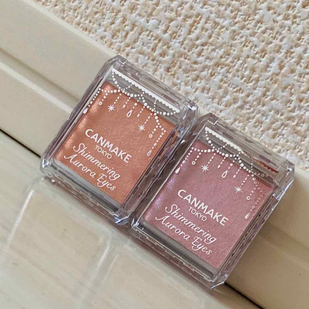 シマリングオーロラアイズ/キャンメイク/単色アイシャドウを使ったクチコミ（1枚目）
