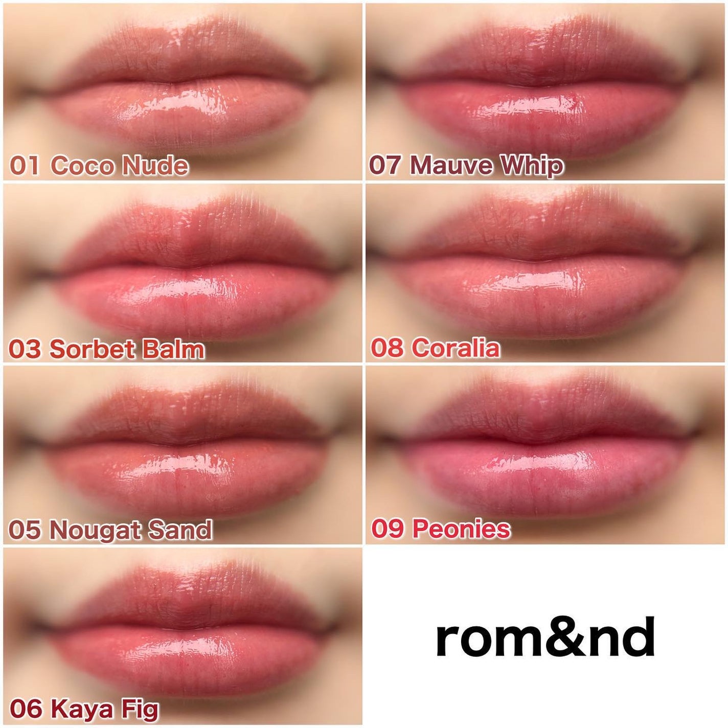 グラスティングメルティングバーム/rom&nd/リップバームを使ったクチコミ(5枚目)