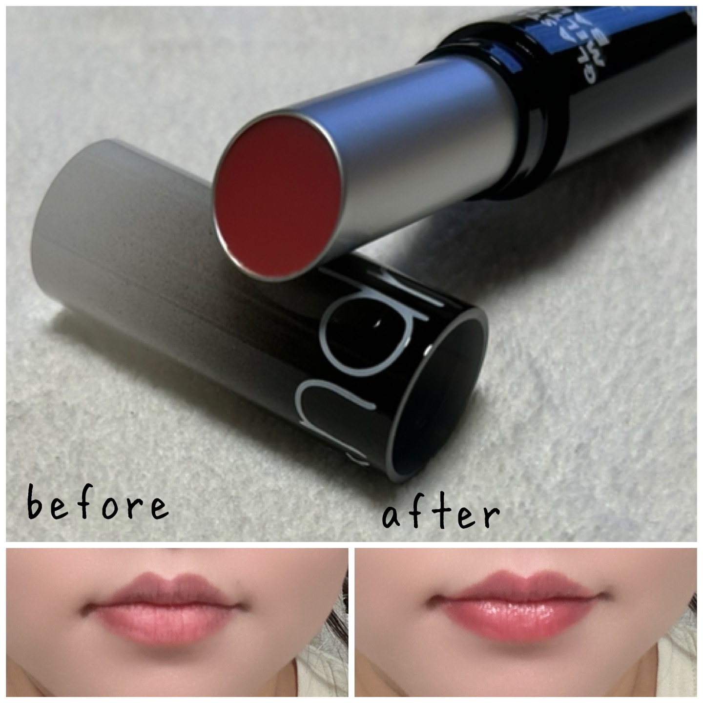 グラスティングメルティングバーム/rom&nd/リップバームを使ったクチコミ（3枚目）