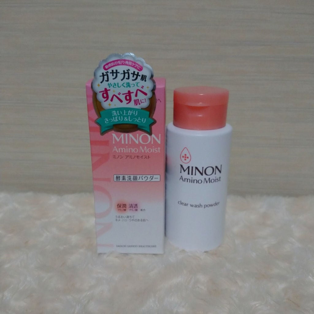 ミノン アミノモイスト クリアウォッシュ パウダー/ミノン/洗顔パウダーを使ったクチコミ(1枚目)