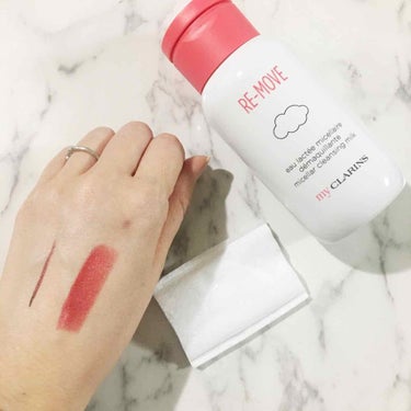 CLARINS マイクラランス  ミセラークレンジングミルクのクチコミ「3/26に発売されたばかりのクラランスの新スキンケアライン「マイクラランス」❤️

マイクララ.....」（2枚目）