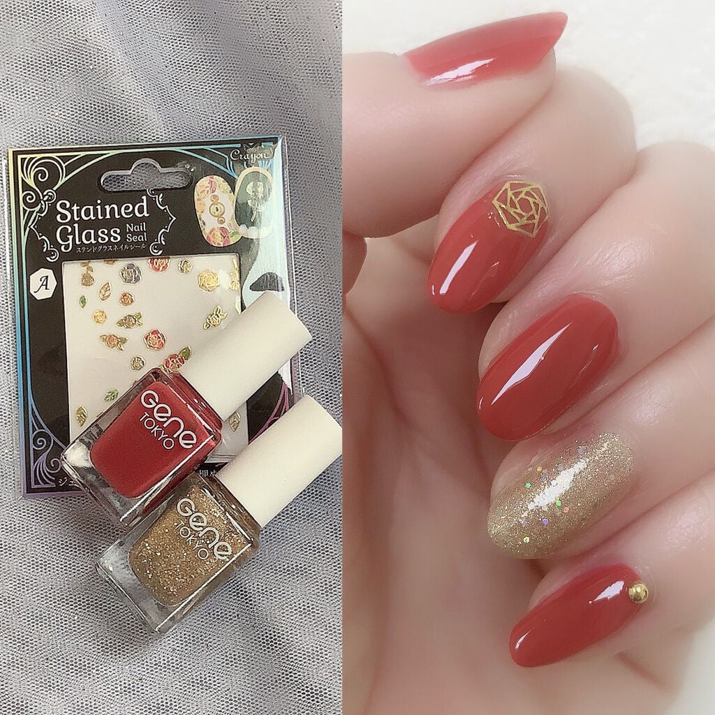 gene TOKYO ネイル/DAISO/マニキュアを使ったクチコミ(2枚目)