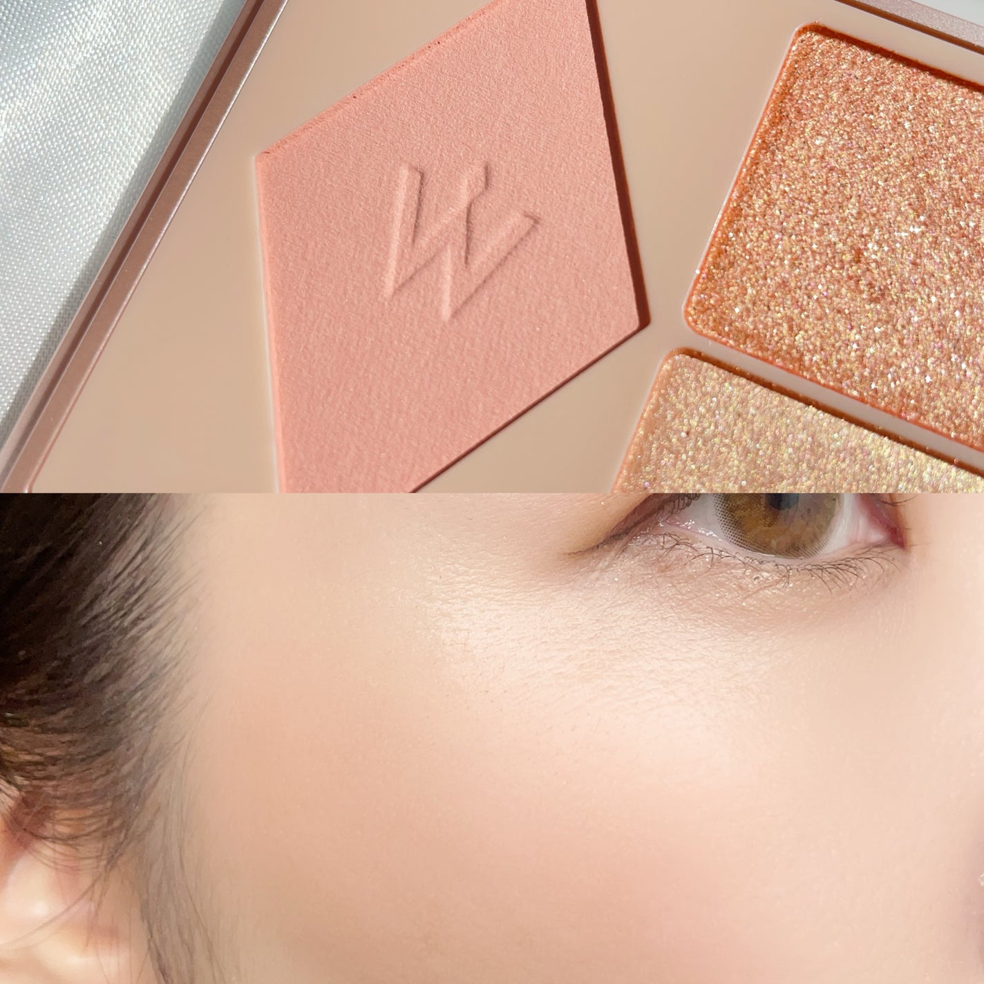 ウォンジョンヨ W デイリームードアップパレット /Wonjungyo/アイシャドウパレットを使ったクチコミ(4枚目)