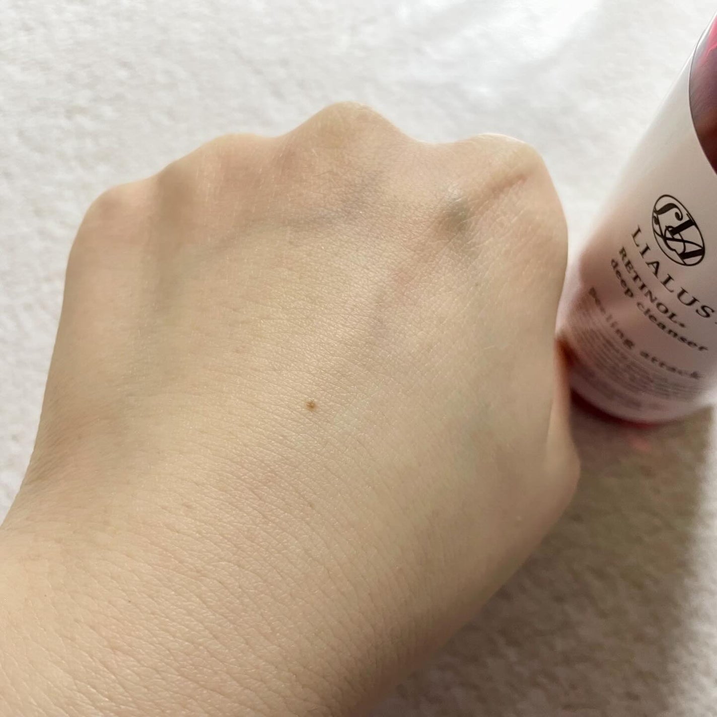 レチノールディープクレンザー/LIALUSTER/その他洗顔料を使ったクチコミ(4枚目)