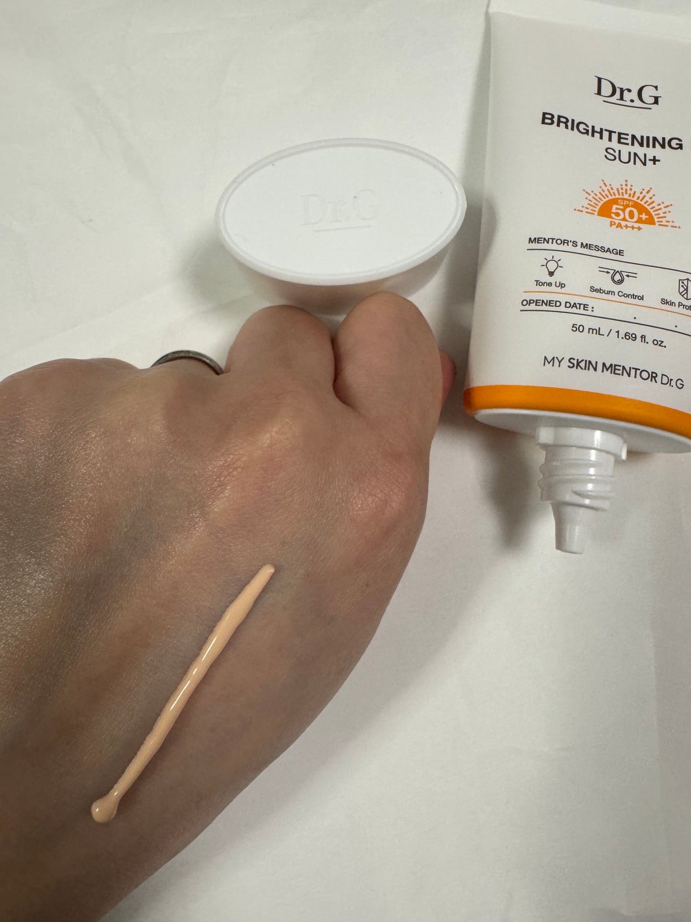 ブライトニングアップサンプラス/Dr.G/日焼け止めクリームを使ったクチコミ(2枚目)