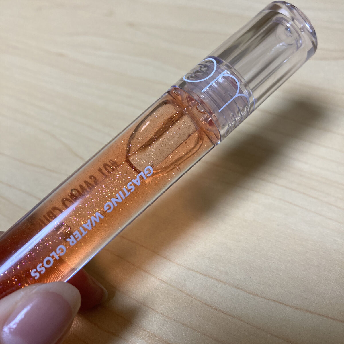 グラスティングウォーターグロス/rom&nd/リップグロスを使ったクチコミ（1枚目）