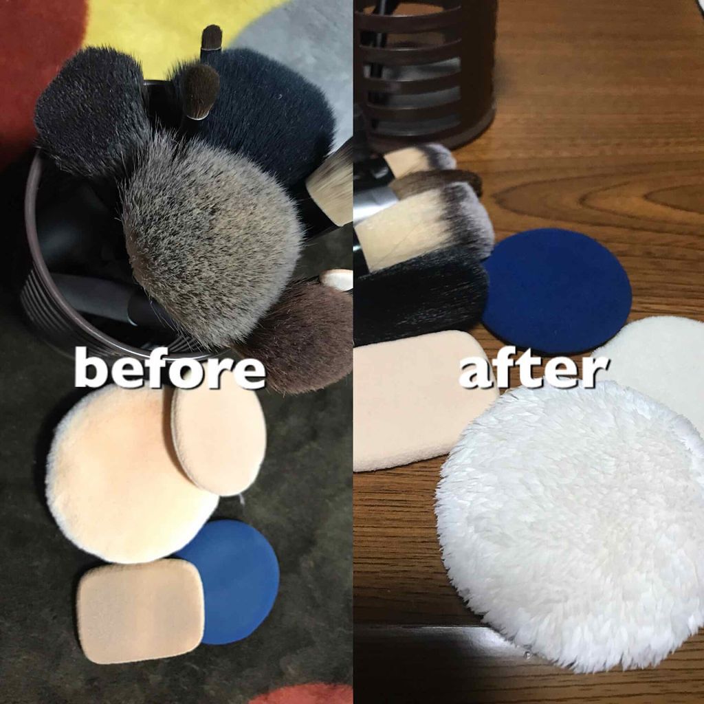 パフ・スポンジ専用洗剤/DAISO/その他化粧小物を使ったクチコミ(2枚目)