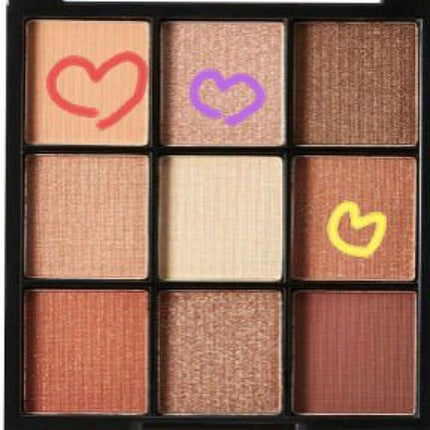 UR GLAM BLOOMING EYE COLOR PALETTE/U R GLAM/アイシャドウパレットを使ったクチコミ(2枚目)