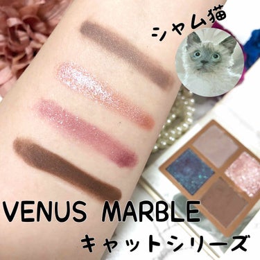 Venus Marble アイシャドウキャットシリーズ/Venus Marble/アイシャドウパレットを使ったクチコミ（2枚目）