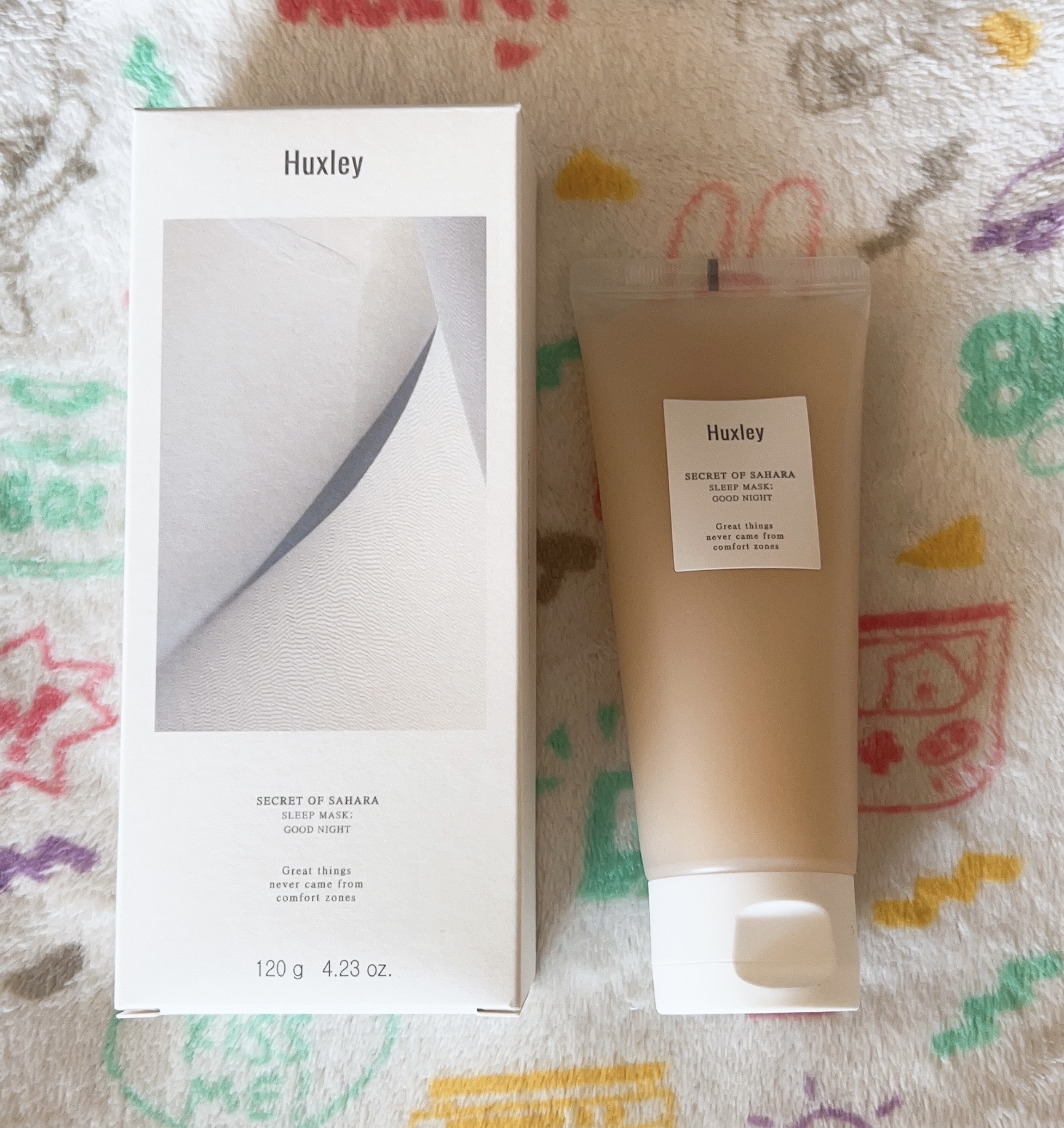 スリープマスク；グッドナイト/Huxley/洗い流すパック・マスクを使ったクチコミ（1枚目）