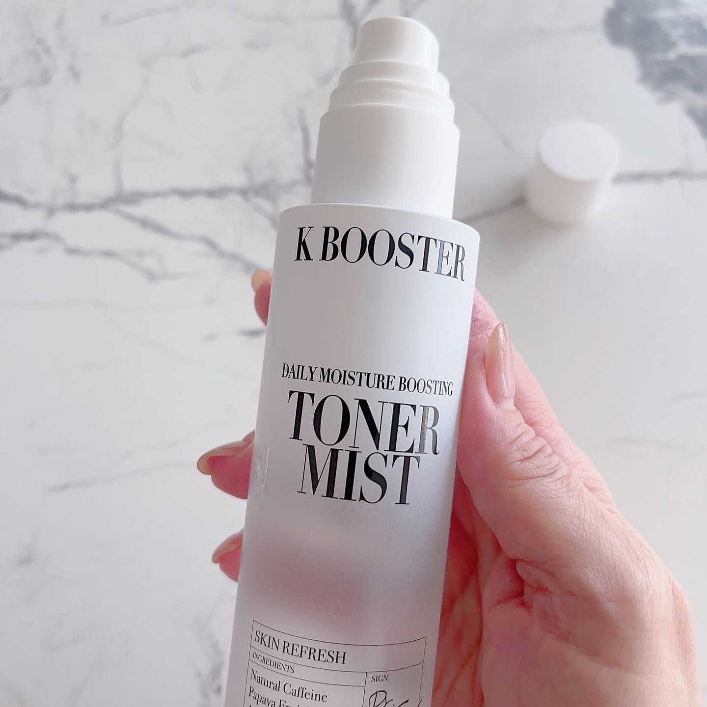 デイリーモイスチャーブースティングトナーミスト/K BOOSTER/ミスト状化粧水を使ったクチコミ（3枚目）