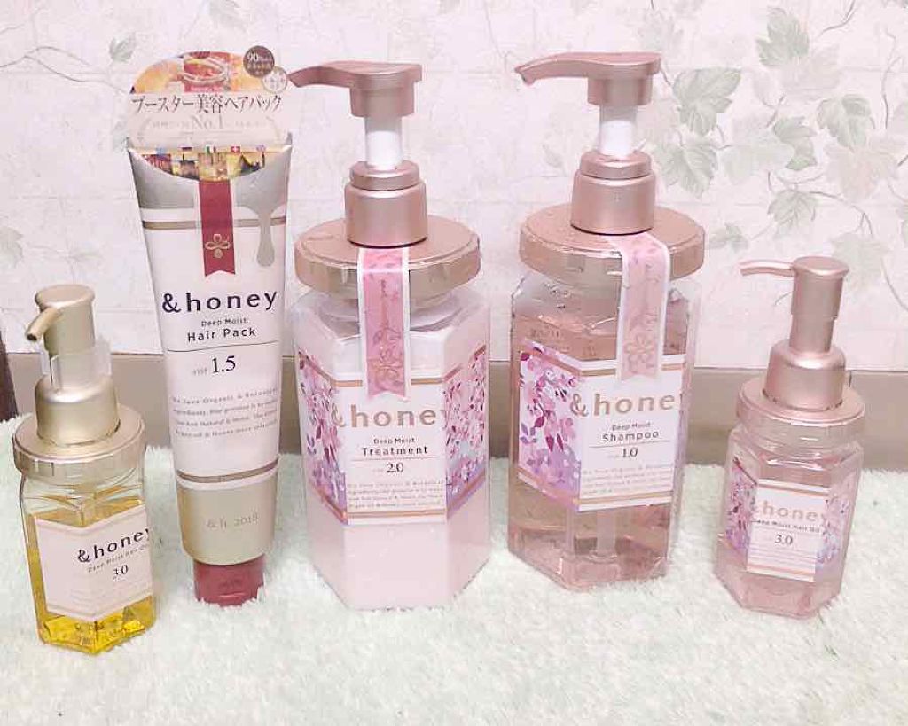 ディープモイスト シャンプー1.0/ヘアトリートメント2.0/&honey/市販シャンプーを使ったクチコミ(2枚目)