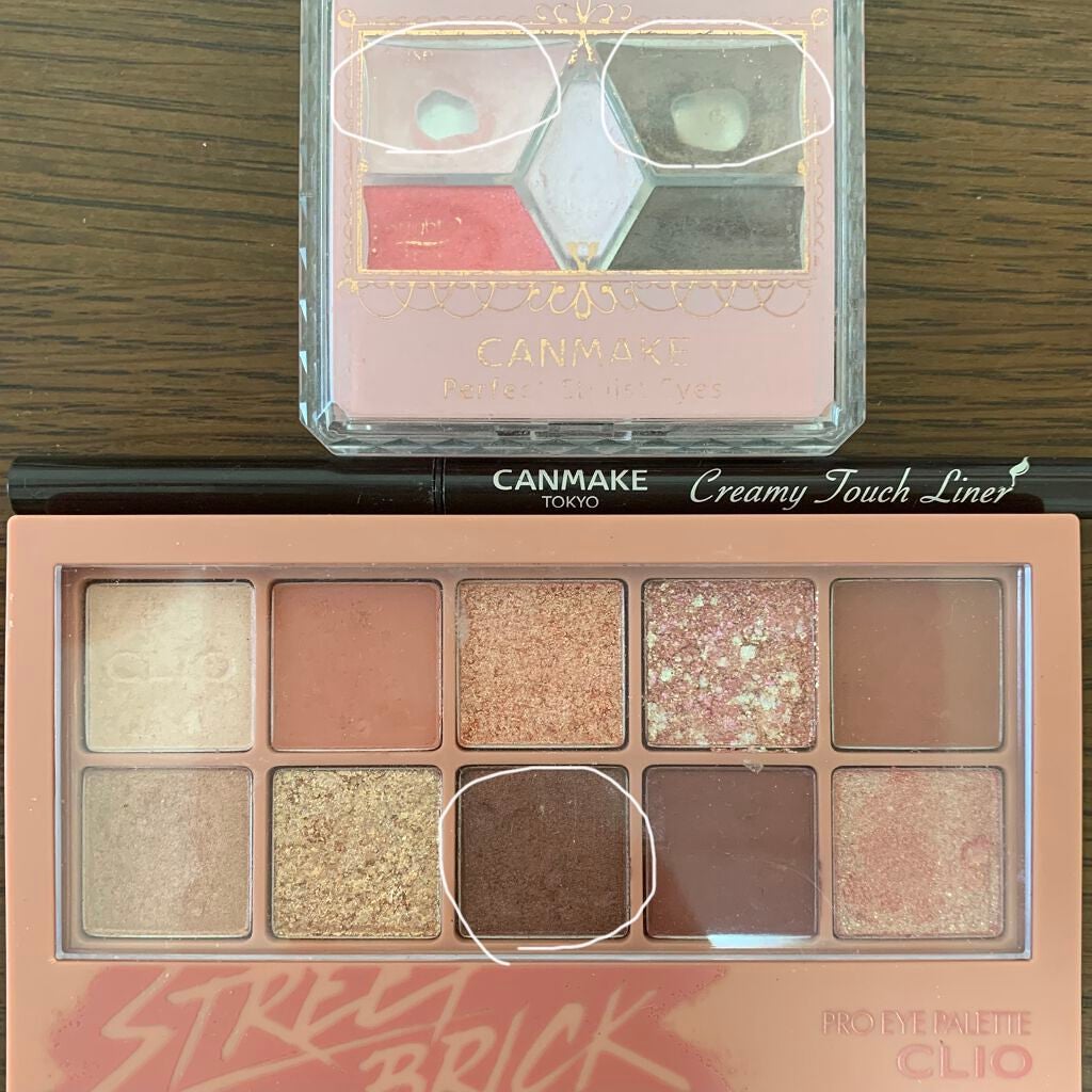 【旧品】パーフェクトスタイリストアイズ/キャンメイク/アイシャドウパレットを使ったクチコミ(2枚目)