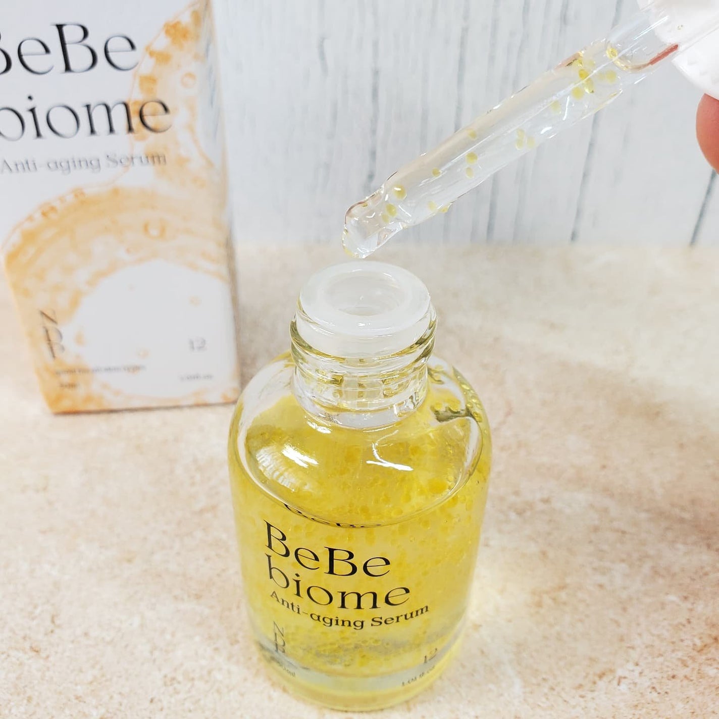 ベベバイオームアンチエイジングセラム/NATURAL DERMA PROJECT/美容液を使ったクチコミ(2枚目)