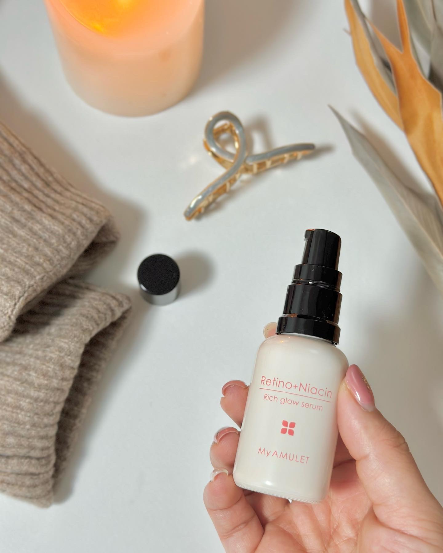 リッチグロウセラム/My AMULET/美容液を使ったクチコミ（2枚目）