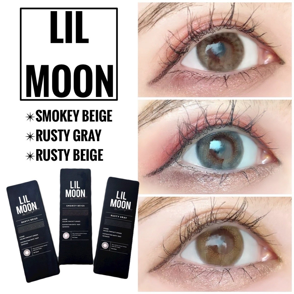 LIL MOON 1day/LILMOON/ワンデー(1DAY)カラコンを使ったクチコミ(1枚目)