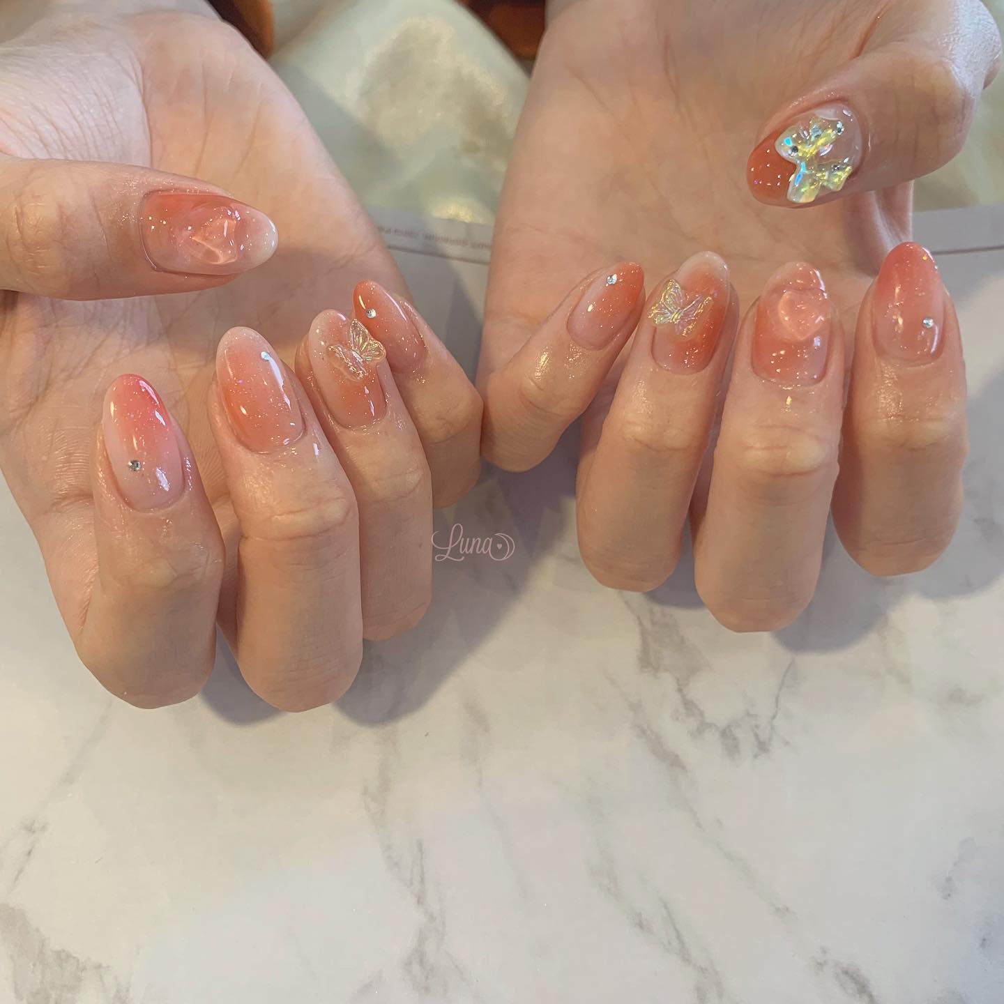 #ジェルネイル,#ワンカラーネイル,#ニュアンスネイル,#うるうるネイル,#ちゅるんネイル,#シンプルネイル,#パーツネイル,#透け感ネイル,#クリアネイル,#ぷっくりネイル,#ちぐはぐネイル,#韓国ネイル,#きらきらネイル,#うるつやネイル,#フレンチガーリーネイル,#桃ネイル,#ピンクネイルのネイルデザイン