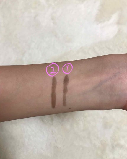 アイブロウティント/DAISO/眉ティントを使ったクチコミ(3枚目)