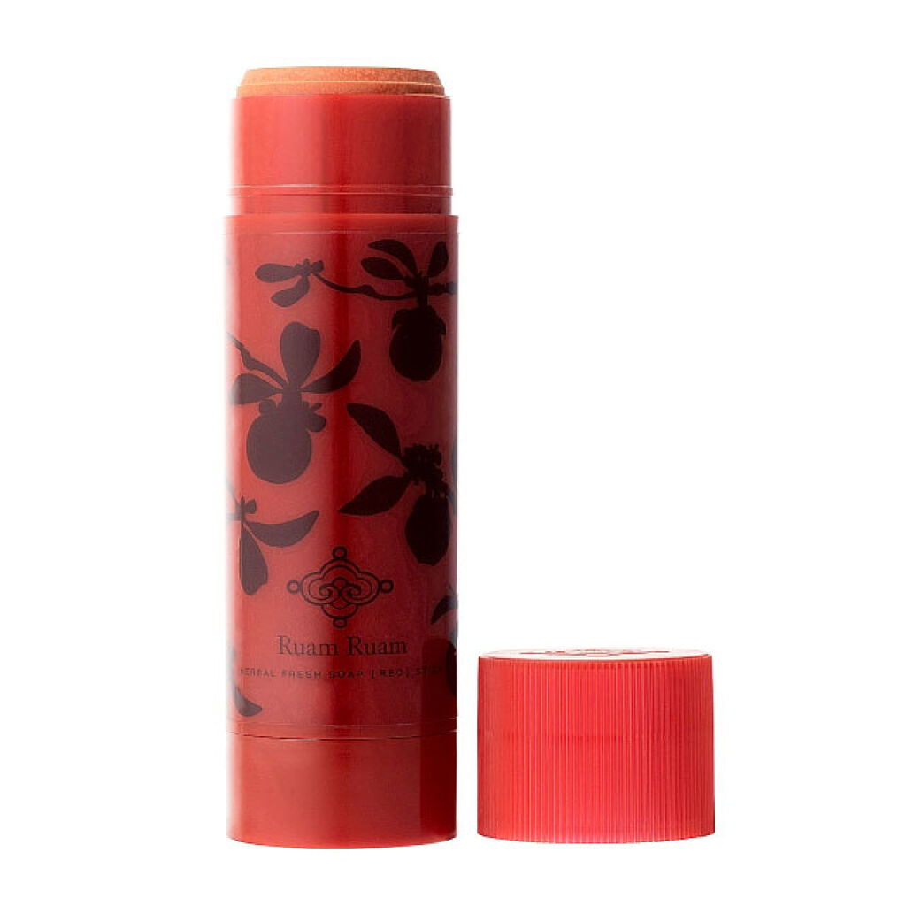 Ruam Ruam 生せっけん スティック [レッド] ベルガモットオレンジ