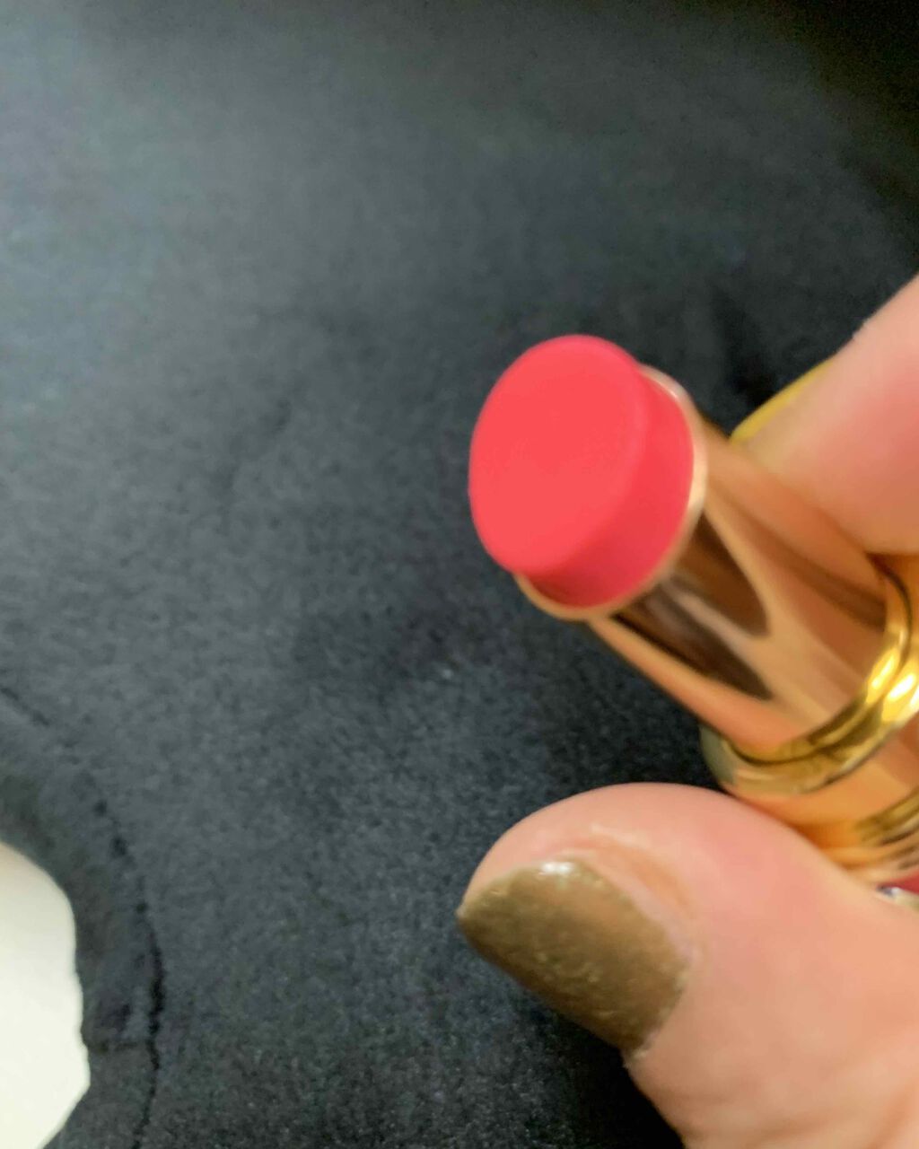 ルージュ ヴォリュプテ シャイン/YVES SAINT LAURENT BEAUTE/口紅を使ったクチコミ（3枚目）