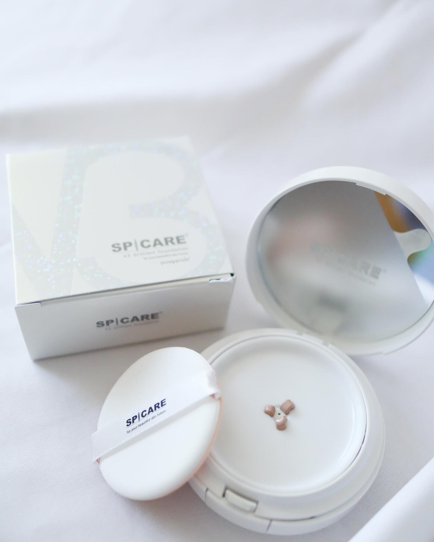 V3 ブリリアント ファンデーション/SPICARE/クッションファンデーションを使ったクチコミ(3枚目)