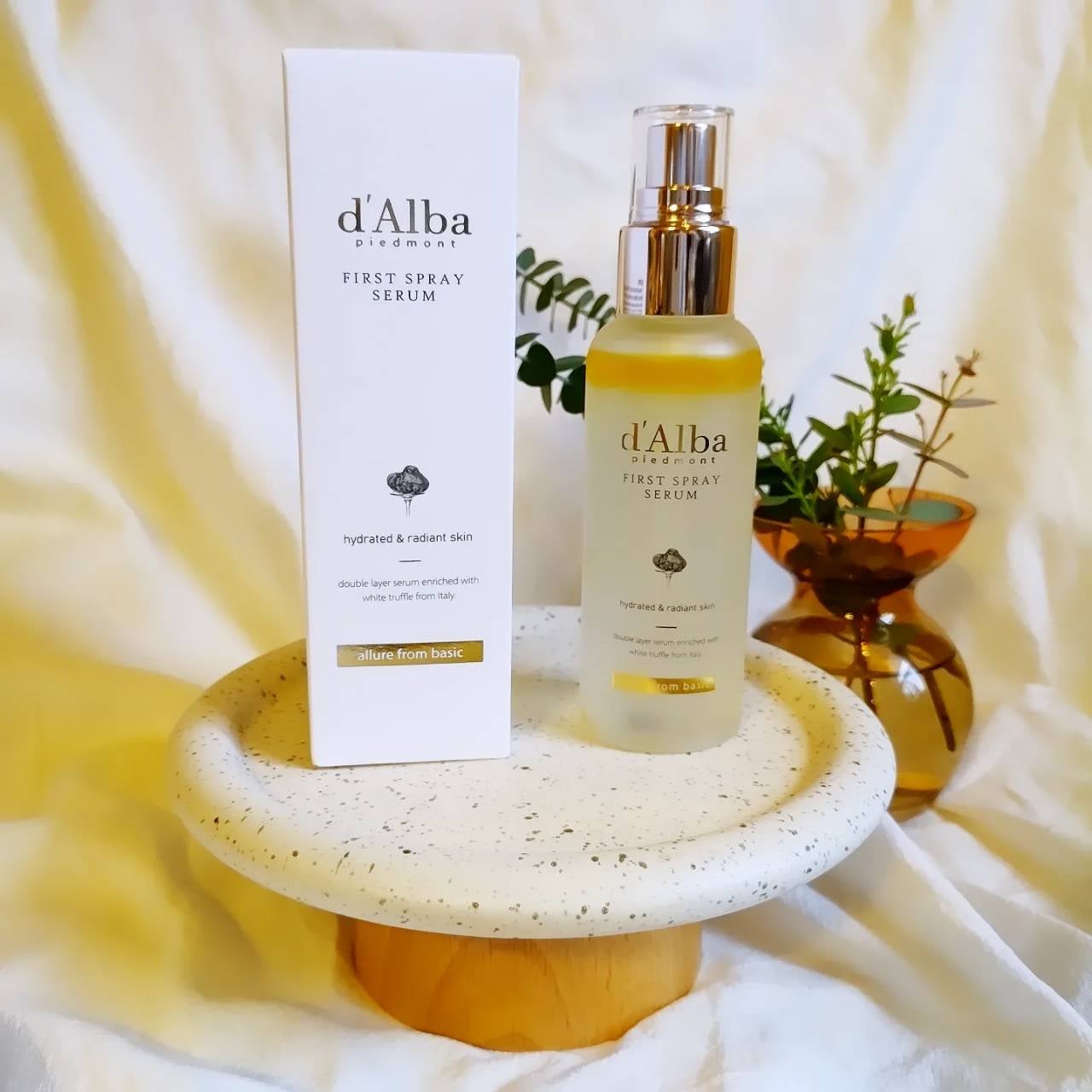 ダルバ ホワイトトリュフファーストスプレーセラム/ダルバ/ミスト状化粧水を使ったクチコミ(4枚目)