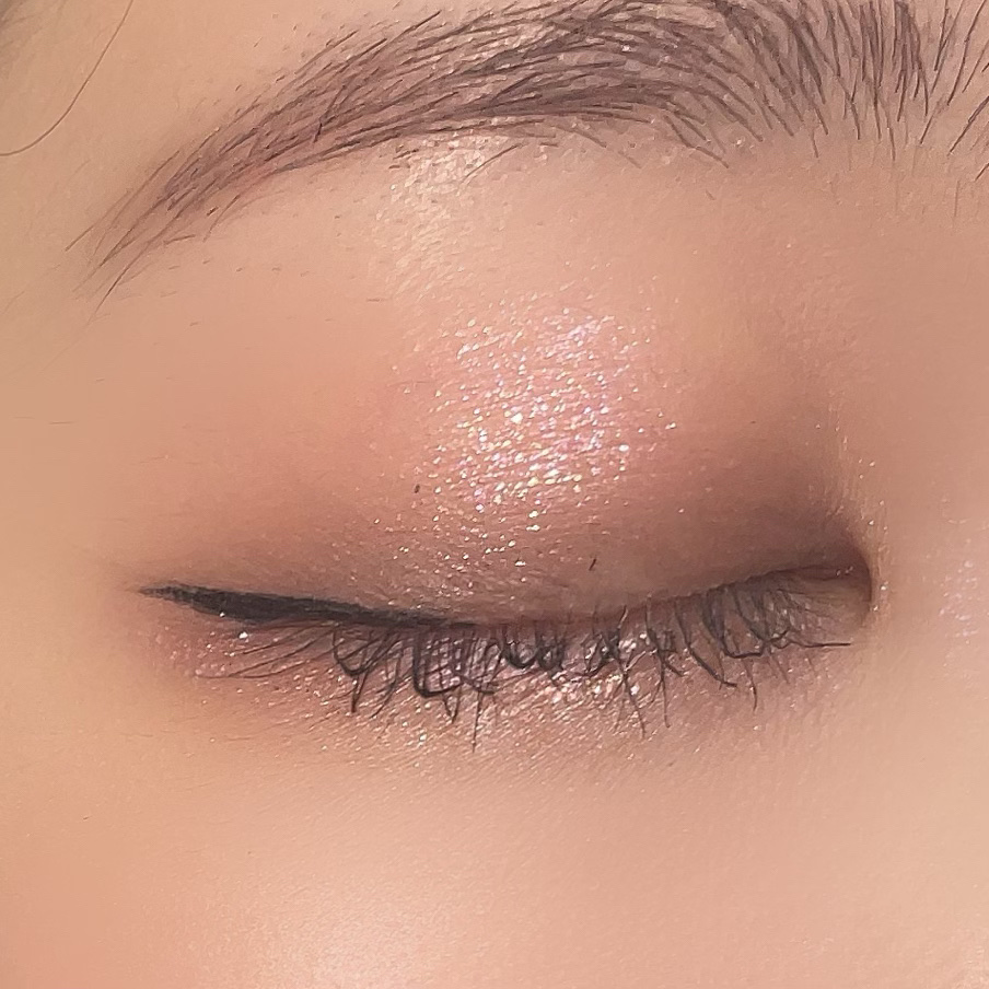 アミュチア セレクトタッチアイシャドウ S001 ダスティピンク/クラブ/リキッドアイシャドウを使ったクチコミ（3枚目）