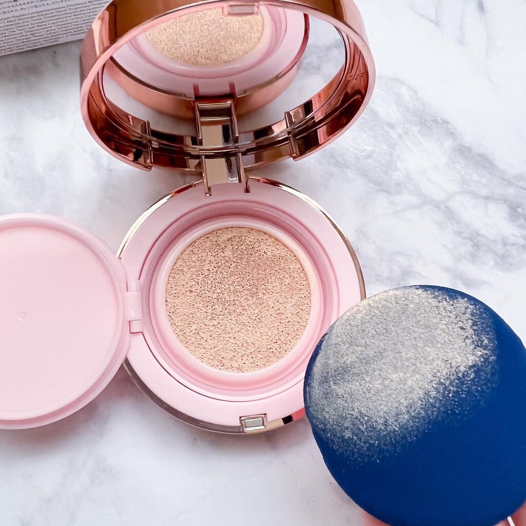 ピンクティーツリーカバークッション/APLIN/クッションファンデーションを使ったクチコミ(3枚目)