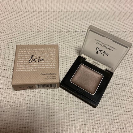 &be クリームアイシャドウ/&be/ジェル・クリームアイシャドウを使ったクチコミ(1枚目)