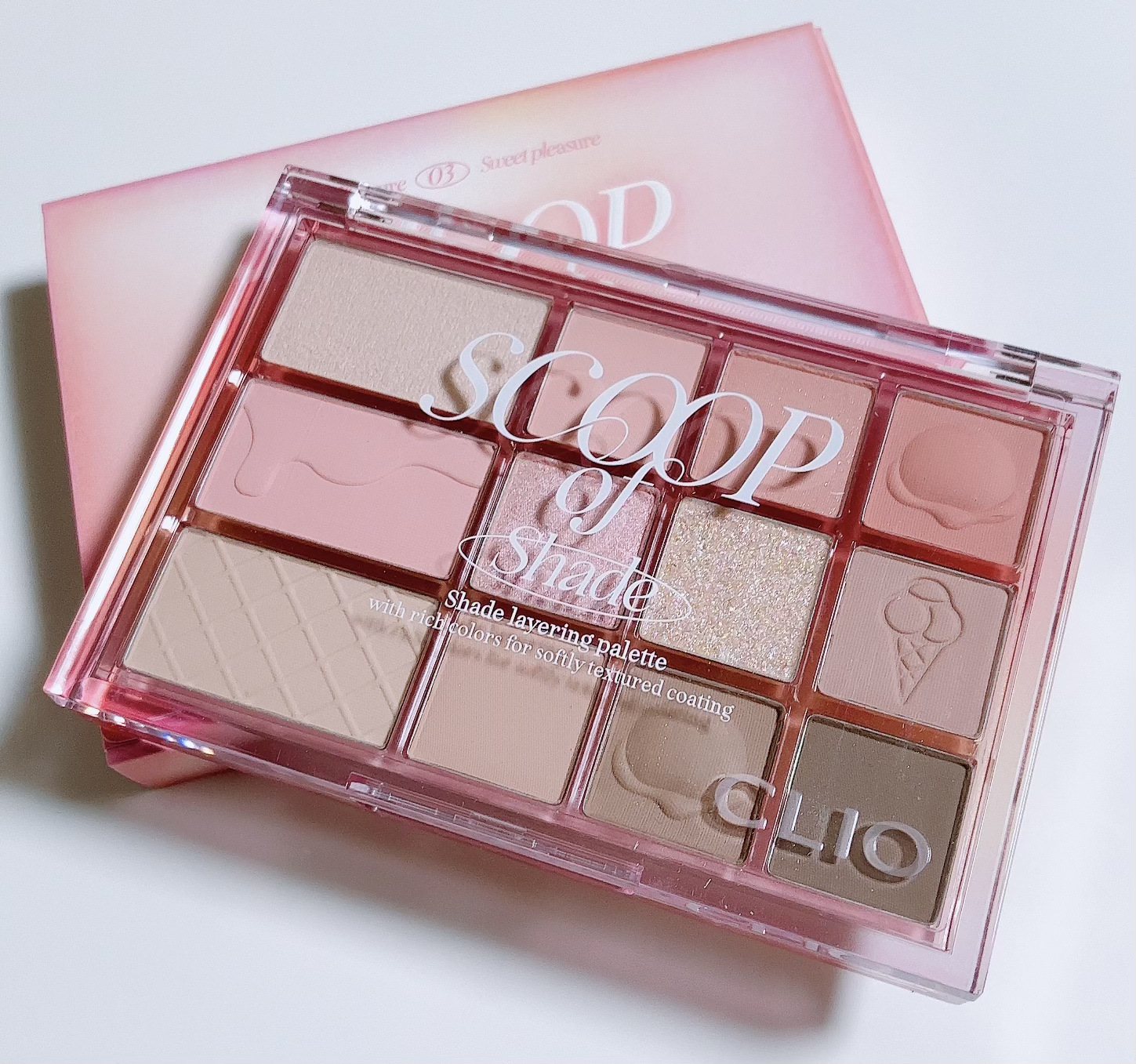 シェード アンド シャドウ パレット/CLIO/アイシャドウパレットを使ったクチコミ（3枚目）