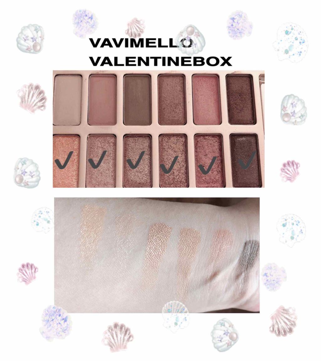 バレンタインボックス/VAVI MELLO/アイシャドウパレットを使ったクチコミ（1枚目）