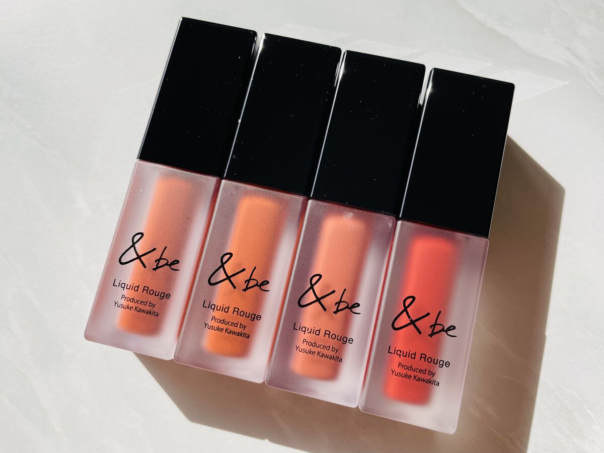&be リキッドルージュ ガーネットブラウン/＆be/口紅を使ったクチコミ（1枚目）