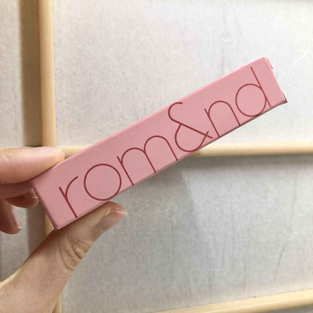 ジューシーラスティングティント/rom&nd/リップティントを使ったクチコミ（2枚目）