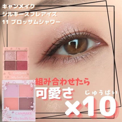 シルキースフレアイズ/キャンメイク/アイシャドウパレットを使ったクチコミ(1枚目)
