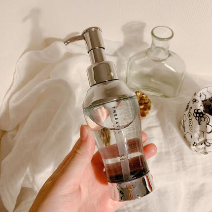 THERATIS ナイトリペア ヘアオイルのクチコミ「寝ぐせ、うねりを抑制しサラ髪へ✨【THERATIS by mixim ナイトリペア ヘアオイル.....」(2枚目)